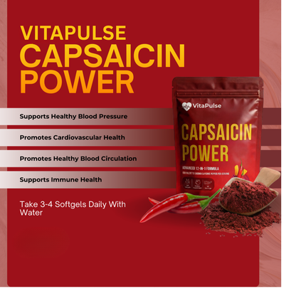VitaPulse Capsaicin Power - Cayenne Pepper Softgels